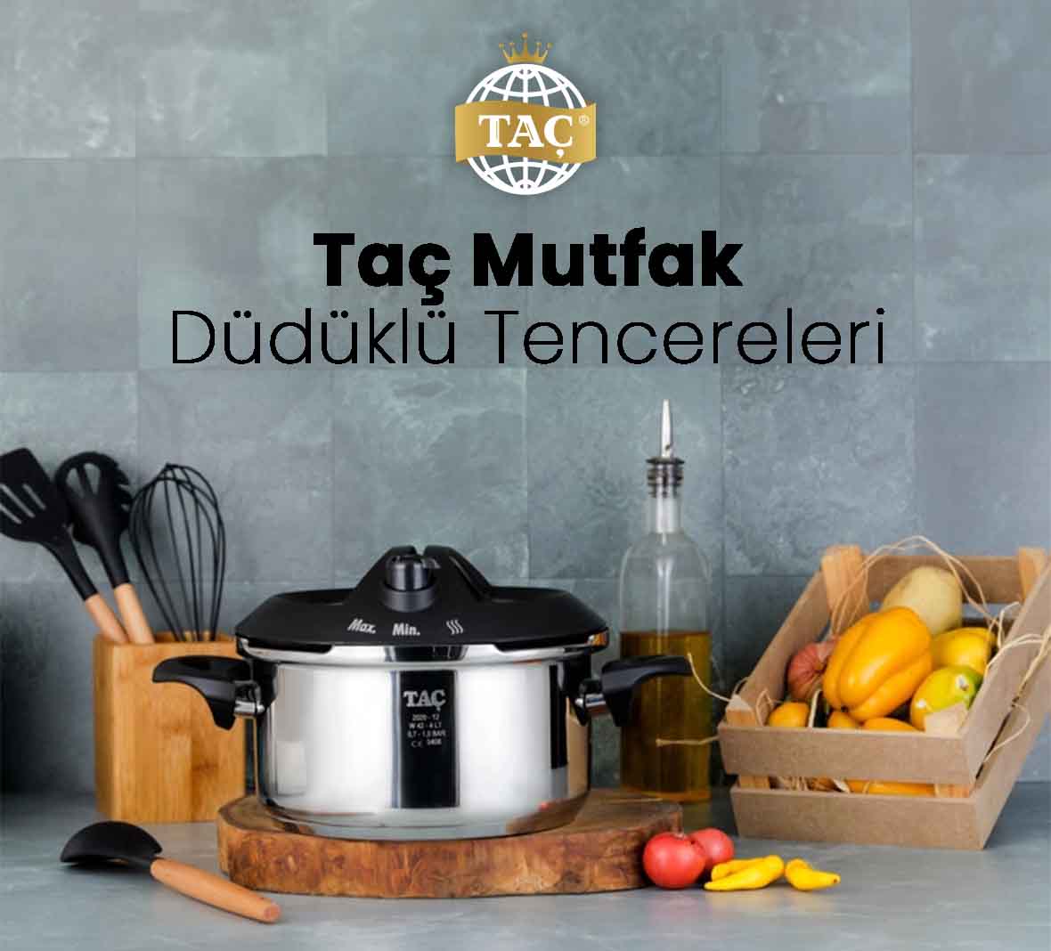 Taç Mutfak Düdüklü Tencereleri - İndirimli Kampanyalar - Pişirme Ürünleri - Taç